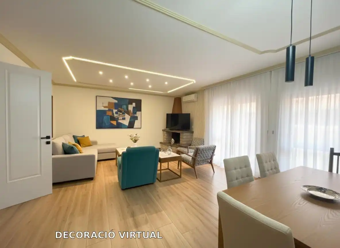 Sala de estar de Piso en venta en Lleida con Aire acondicionado y Balcón