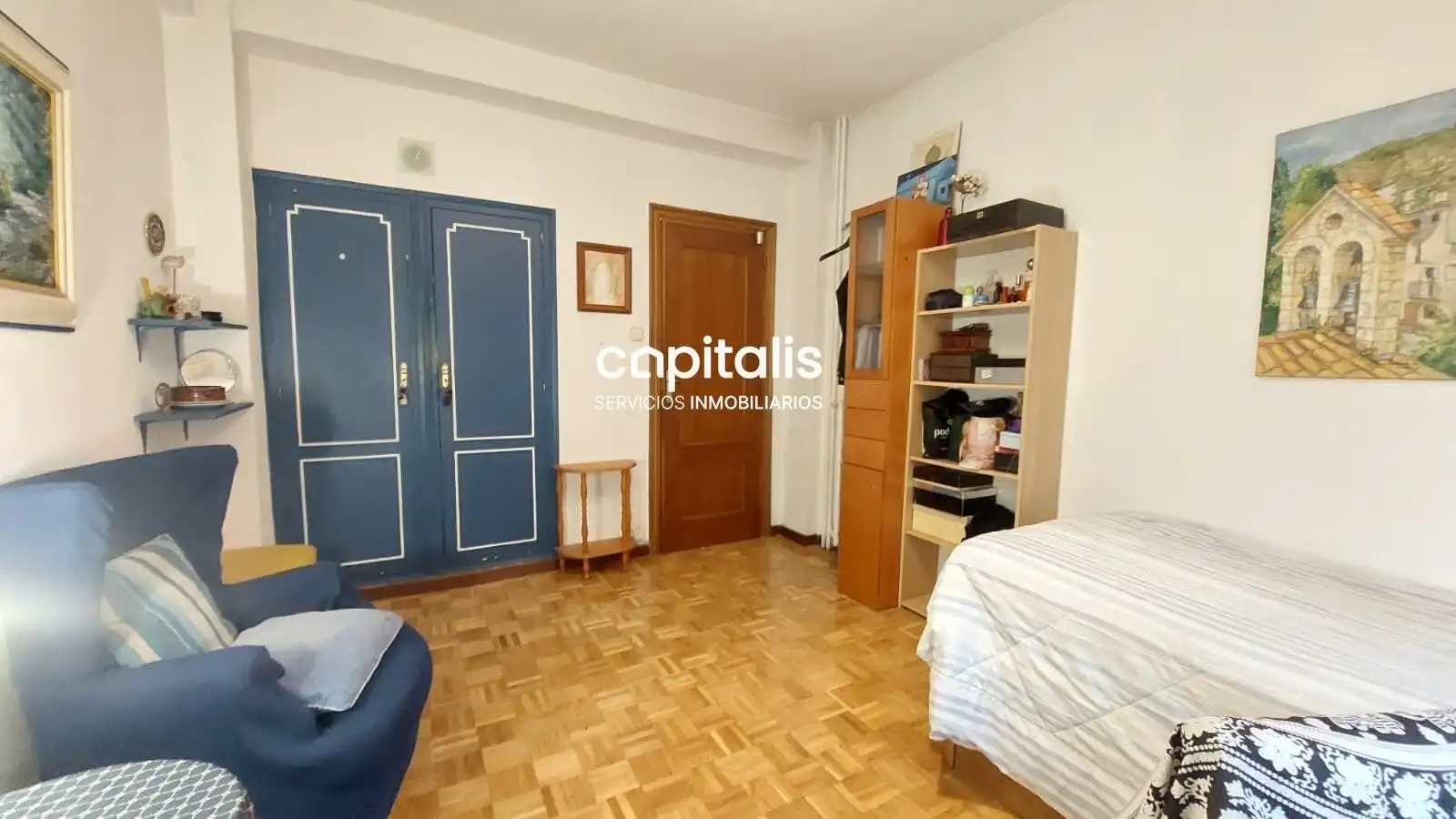 Schlafzimmer von Wohnung zum Verkauf in Madrid mit Klimaanlage, Heizung und Abstellraum