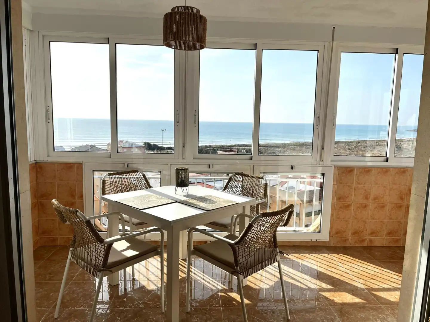 Dining room of Apartments for rent in Torrevieja  with Air Conditioner, Private garden and Terrace