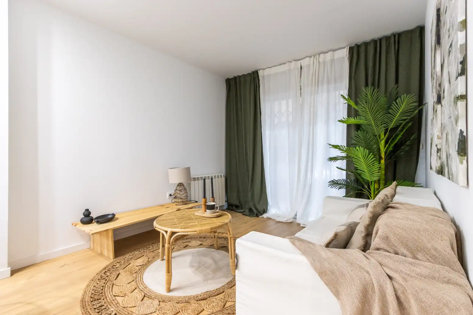 Sala de estar de Piso en venta en Terrassa con Parquet