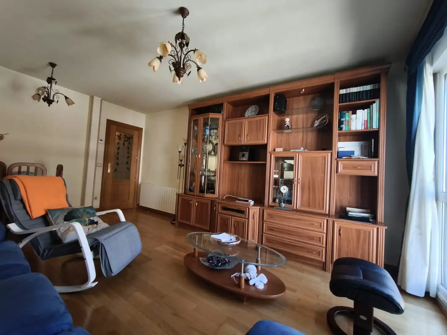 Living room of Flat for sale in Altsasu / Alsasua  with Storage room, Furnished and Balcony