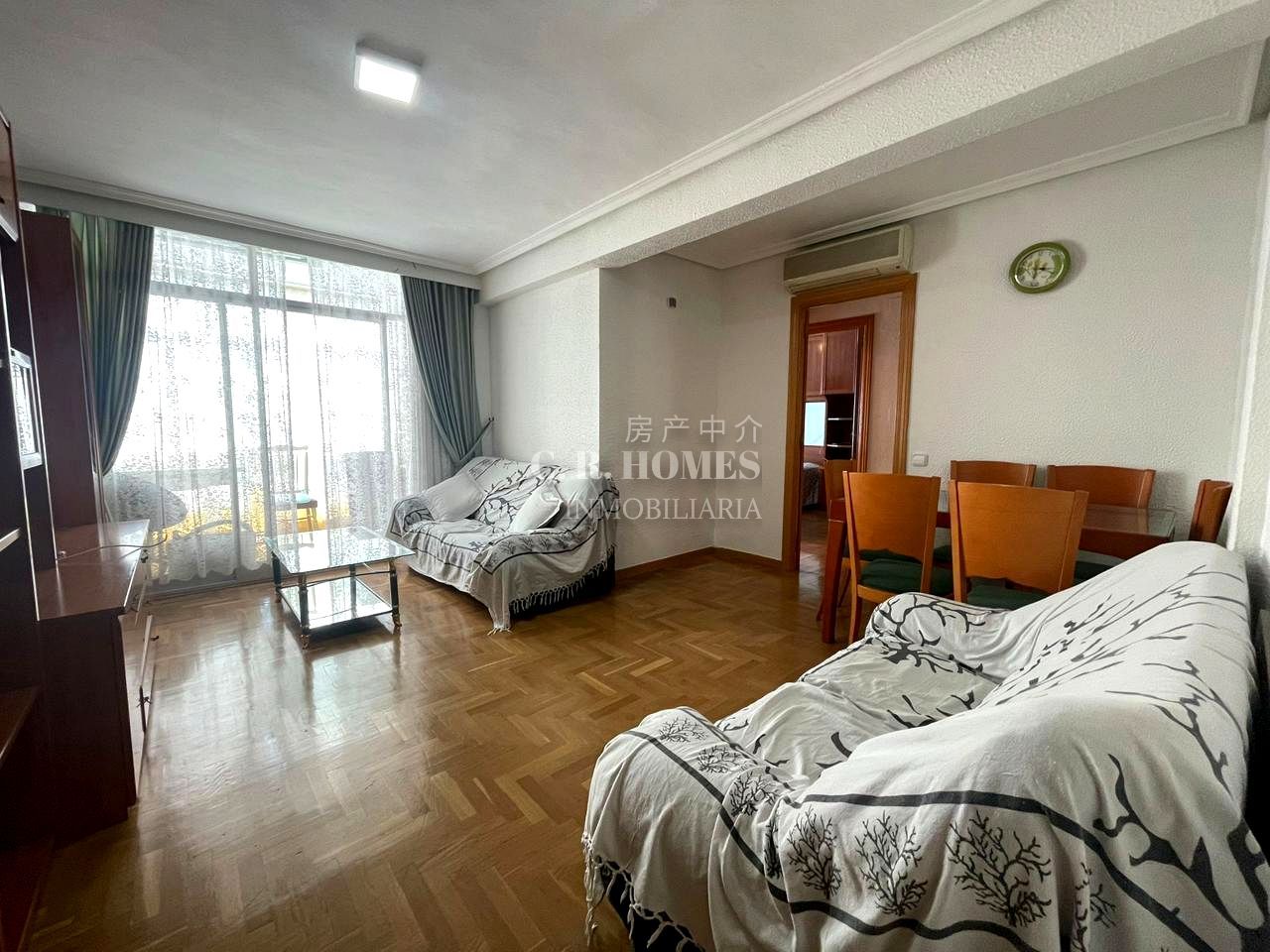 Living room of Flat for sale in Getafe  with Air Conditioner, Heating and Terrace