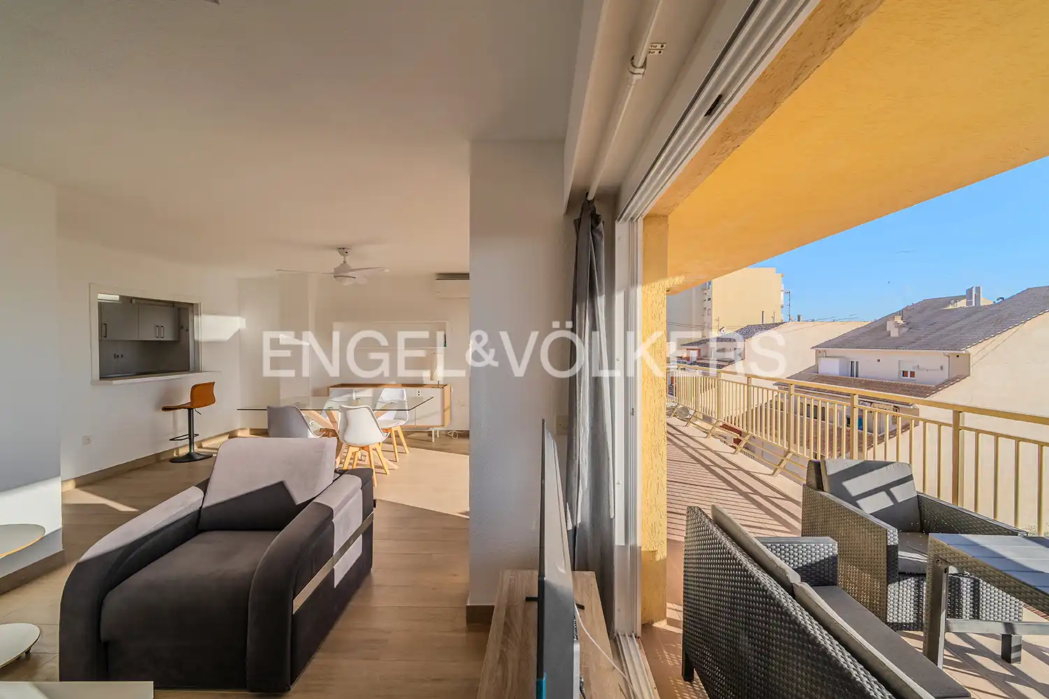 Balcony of Flat for sale in El Campello  with Air Conditioner, Heating and Terrace
