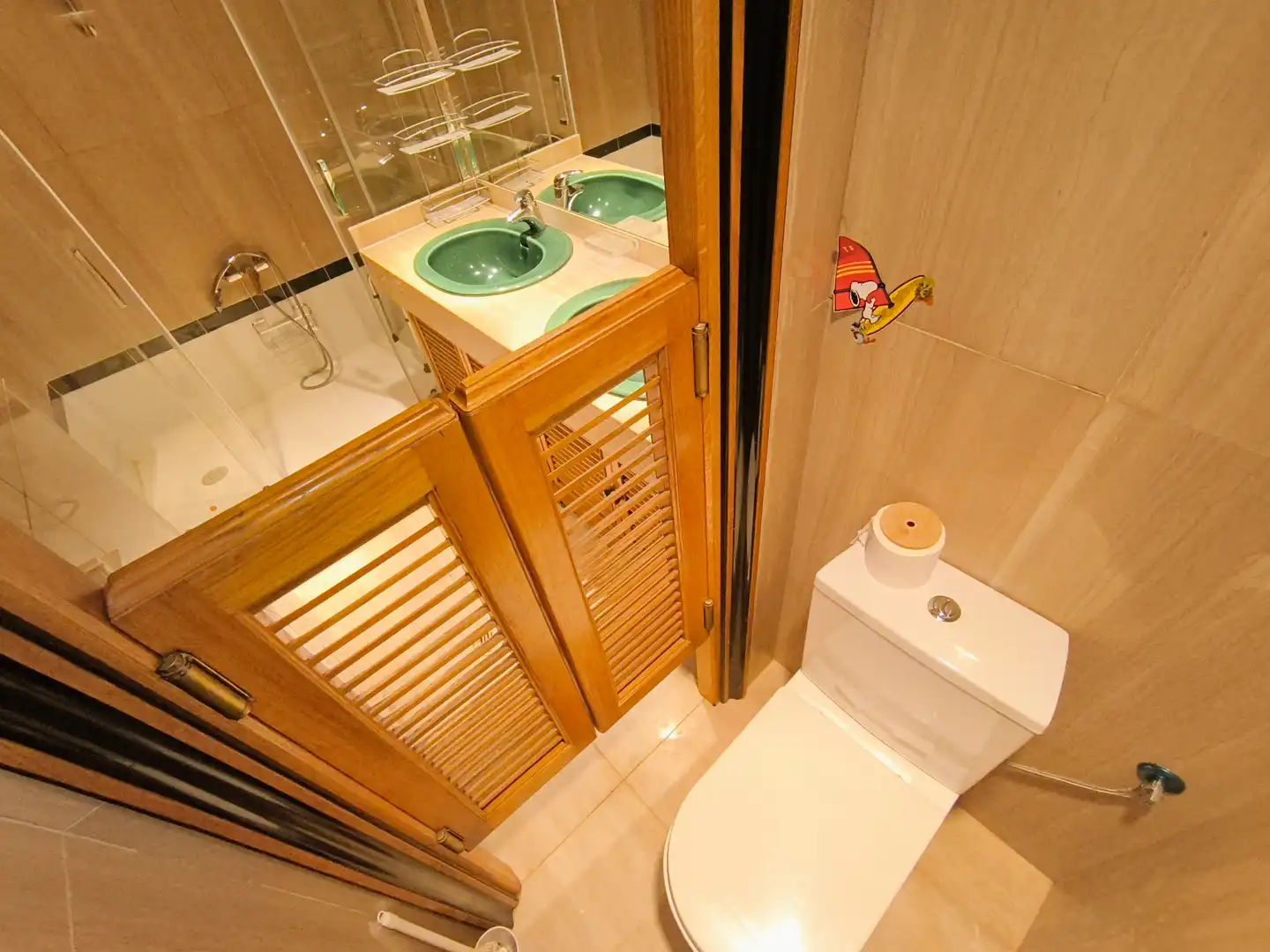 Badezimmer von Wohnung zum Verkauf in Palencia mit Klimaanlage, Heizung und Parkett