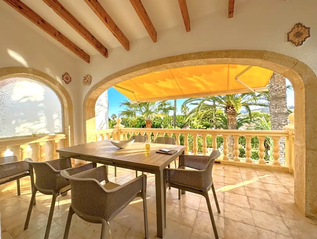 Terraza de Casa o chalet en venta en Moraira con Aire acondicionado, Calefacción y Jardín privado