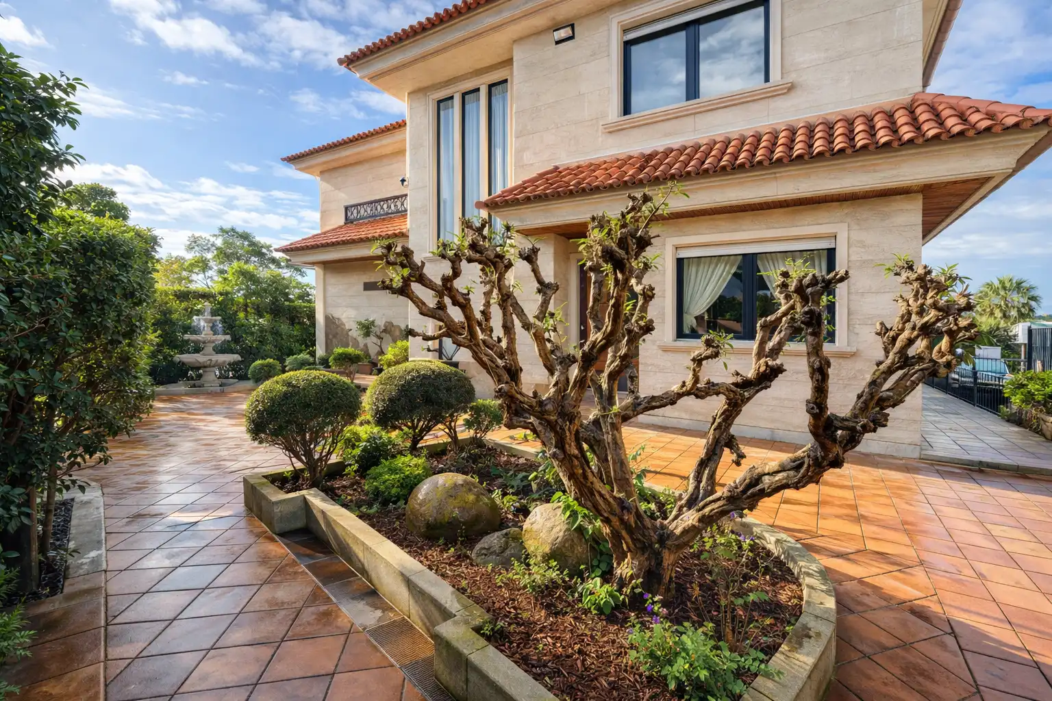 Vista exterior de Casa o chalet en venta en Vigo  con Calefacción, Jardín privado y Parquet