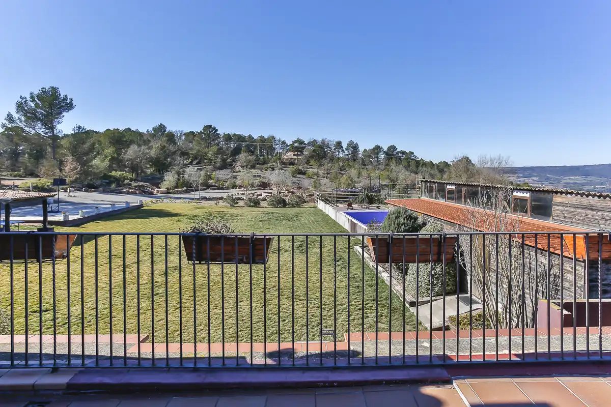 Terrace of Country homes for sale in Aguilar de Segarra  with Heating, Swimming Pool and Internet