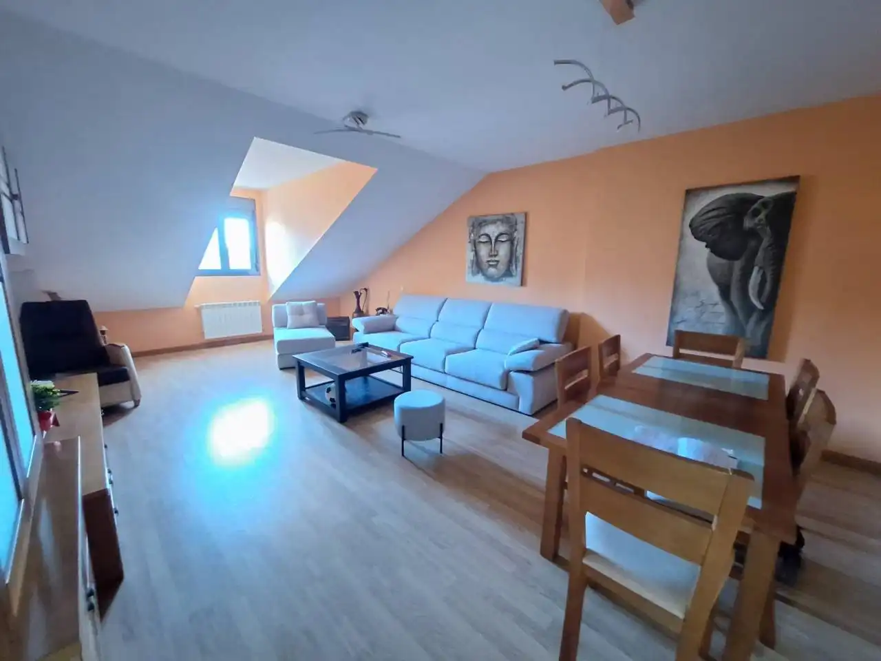 Sala d'estar de Pis en venda en Fuenlabrada amb Aire condicionat, Calefacció i Parquet