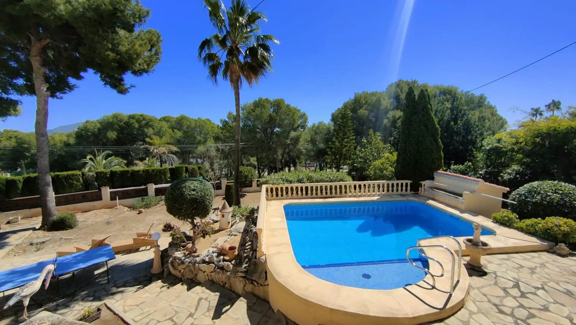 Jardín de Casa o chalet en venta en Moraira con Aire acondicionado, Jardín privado y Terraza
