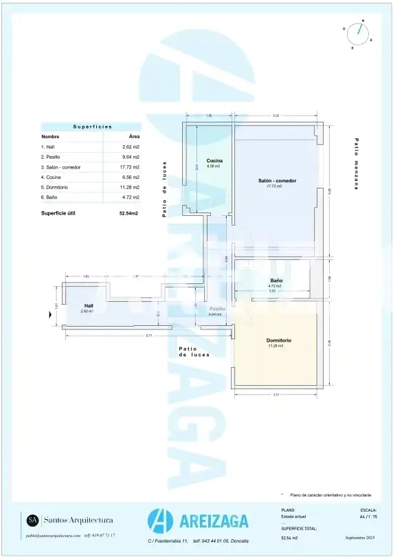 Piso con terraza en venta en Calle Bergara 5, imagen 47