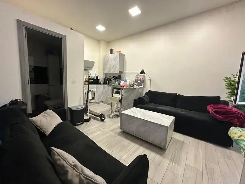 Living room of Ground floor for rent in Madrid  with Air Conditioner and Heating