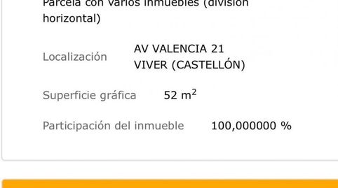 Foto 4 de Finca rústica en venda a Calle Rocha Palmera, 25, Viver, Castellón