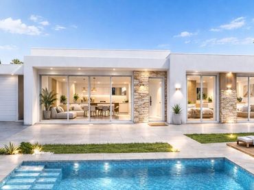 Villa con piscina in vendita a Carrer L´alqueria 1