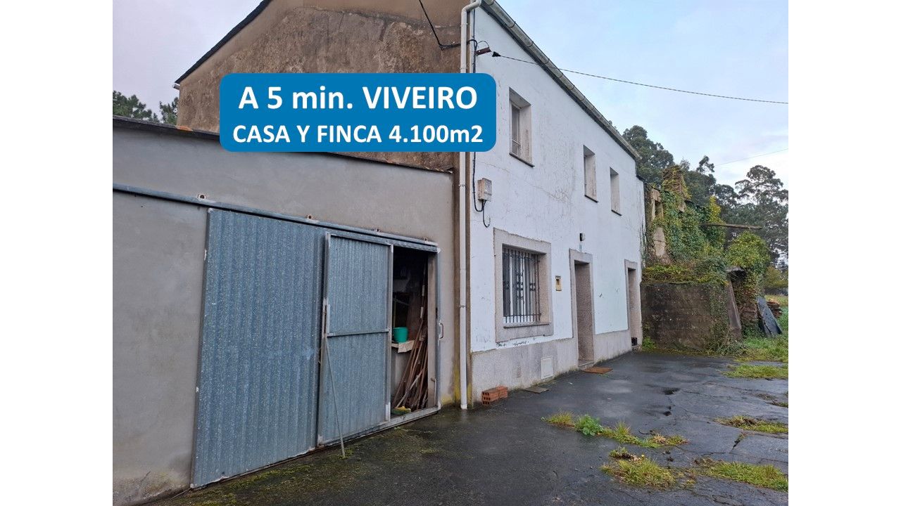 Vista exterior de Casa o chalet en venta en Viveiro con Jardín privado, Terraza y Trastero