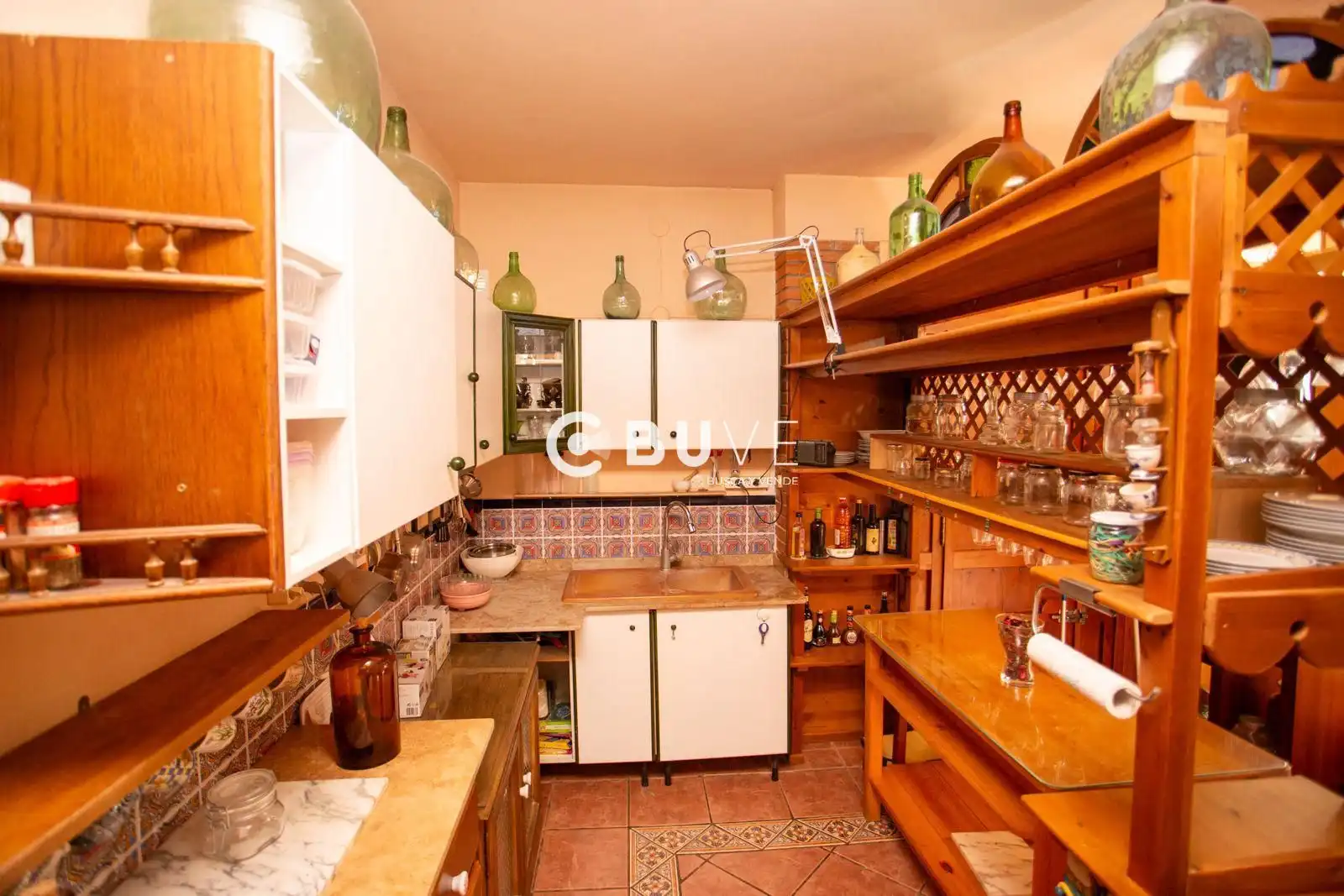 Cocina de Casa o chalet en venta en Albaladejo con Aire acondicionado, Calefacción y Parquet