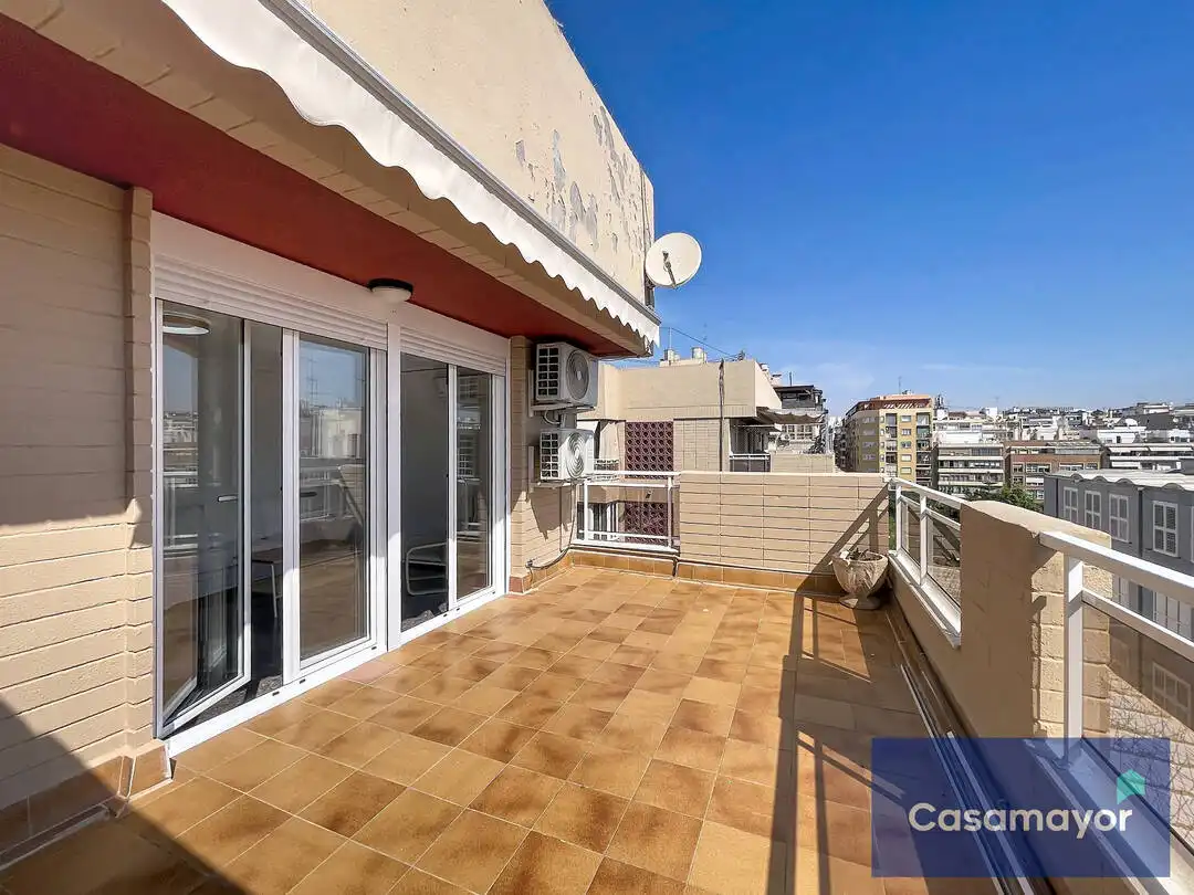 Terraza de Ático de alquiler en Alicante / Alacant con Aire acondicionado, Terraza y Balcón