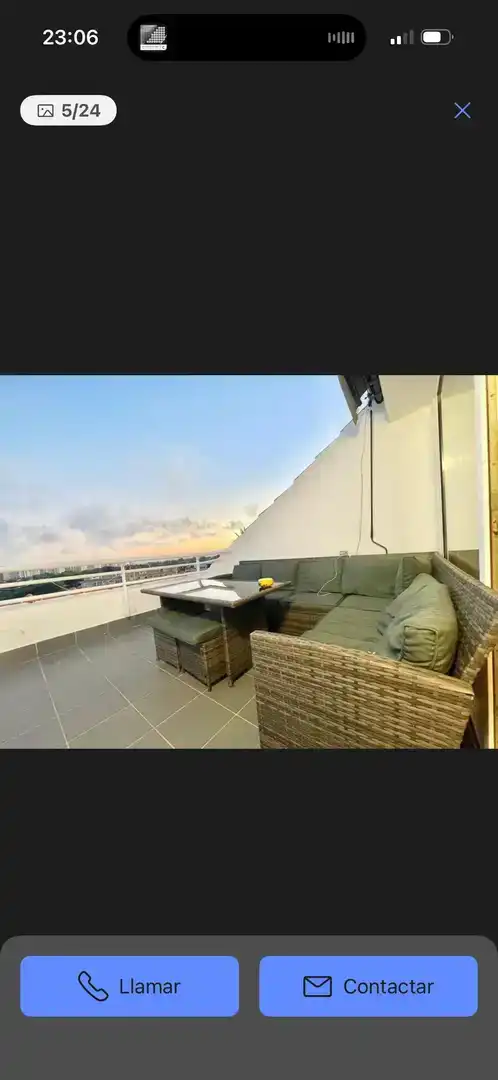Terraza de Ático de alquiler en Orihuela con Aire acondicionado, Jardín privado y Piscina