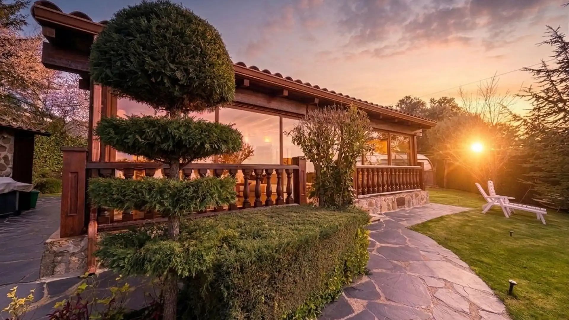 Jardín de Casa o chalet en venta en El Espinar con Calefacción, Jardín privado y Terraza