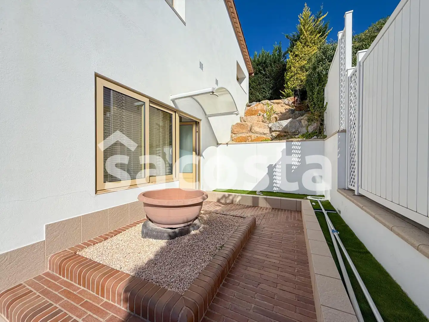Terraza de Casa o chalet en venta en Blanes con Terraza, Piscina y Amueblado