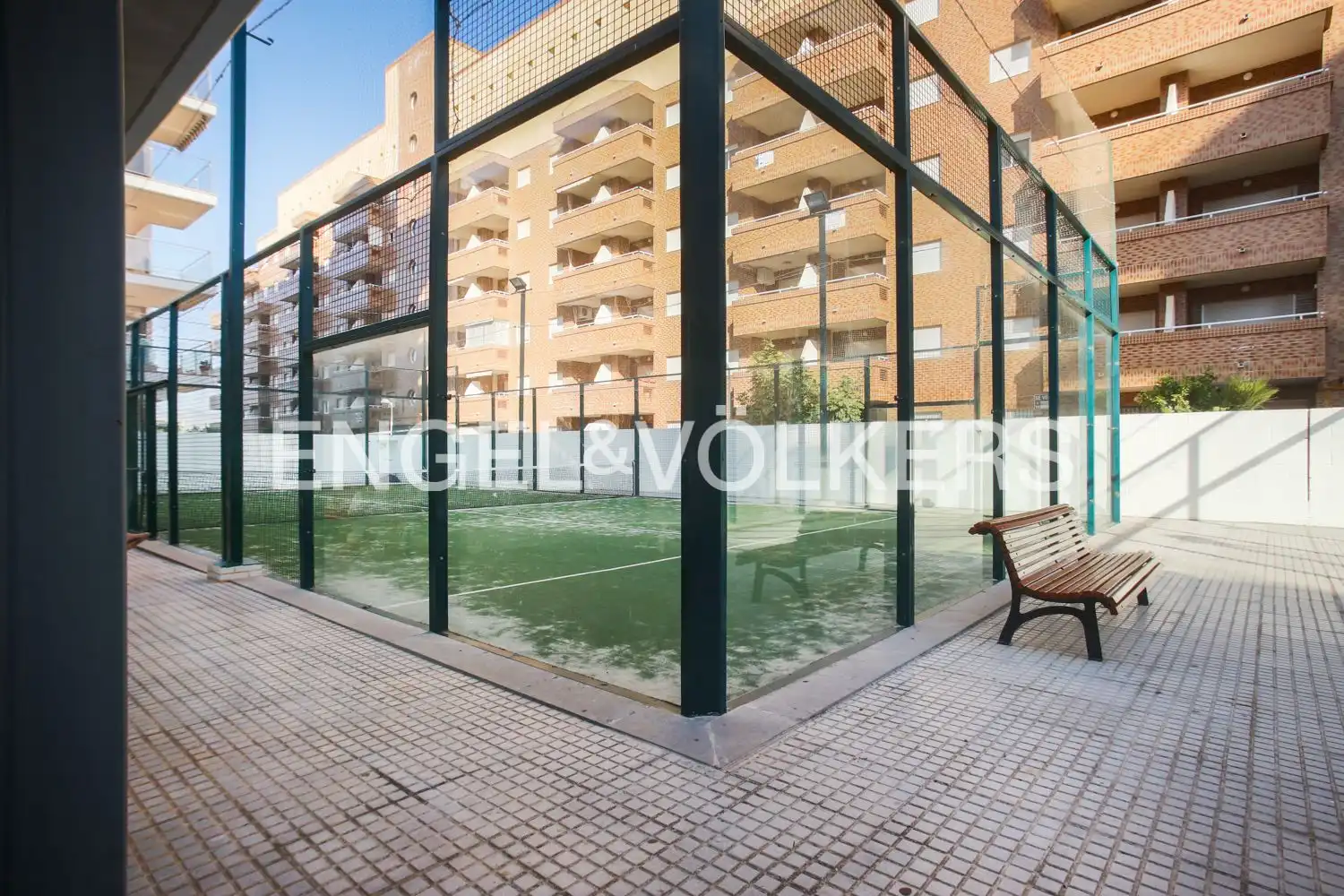 Terrasse von Wohnung zum Verkauf in Oropesa del Mar / Orpesa mit Klimaanlage, Heizung und Privatgarten