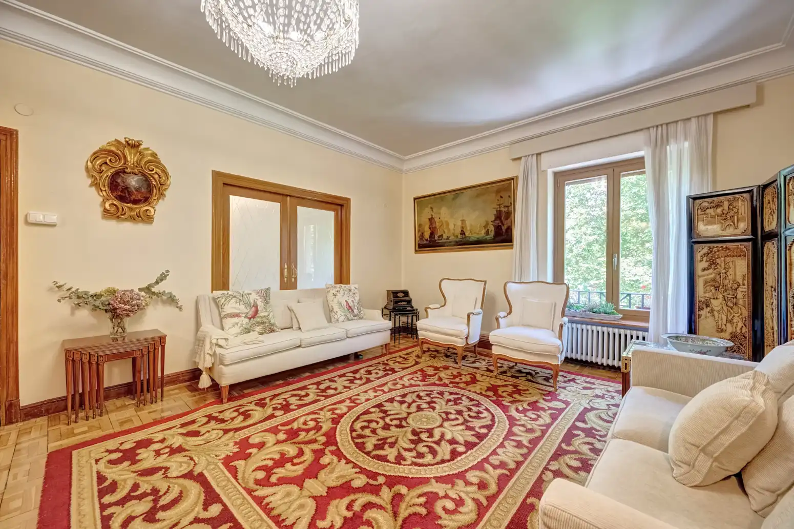 Sala d'estar de Pis en venda en  Pamplona / Iruña amb Calefacció, Parquet i Traster