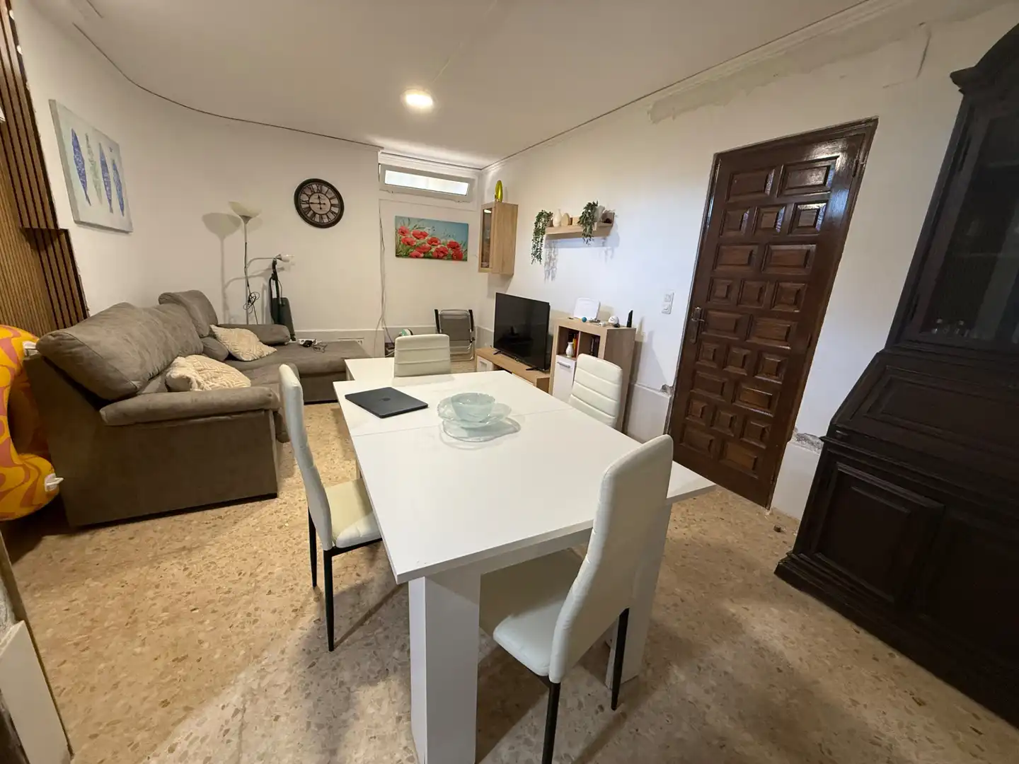 Sala de estar de Planta baja en venta en Dénia con Amueblado y Piscina comunitaria