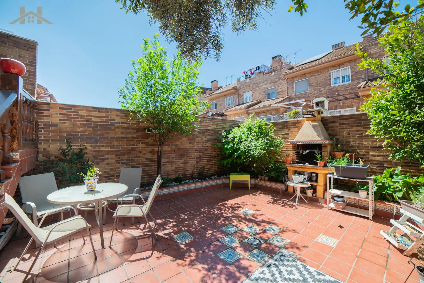 Terraza de Casa adosada en venta en Valdemoro con Calefacción, Jardín privado y Parquet