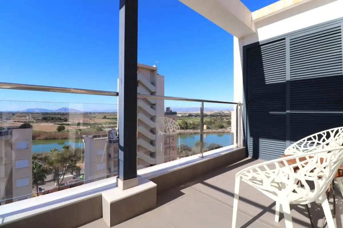 Balcony of Duplexes for sale in Guardamar del Segura  with Air Conditioner