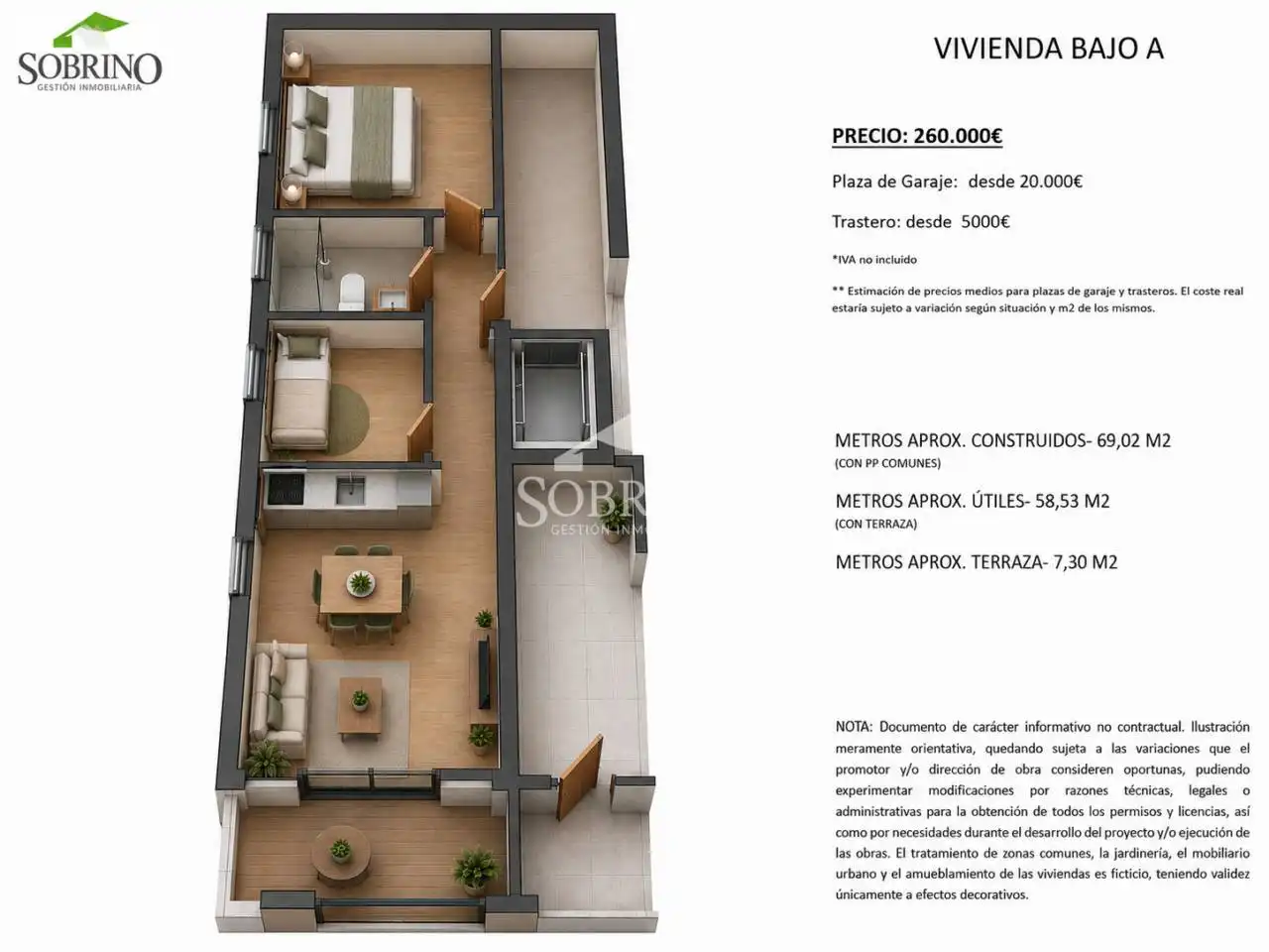 Bedroom of Flat for sale in Llanes  with Air Conditioner, Heating and Terrace