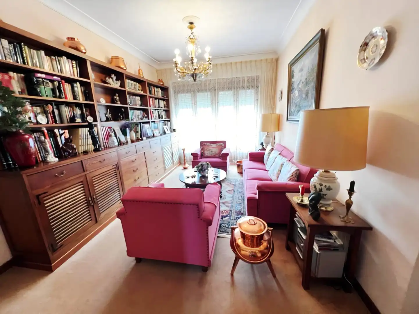 Sala de estar de Piso en venta en Avilés con Calefacción, Parquet y Trastero