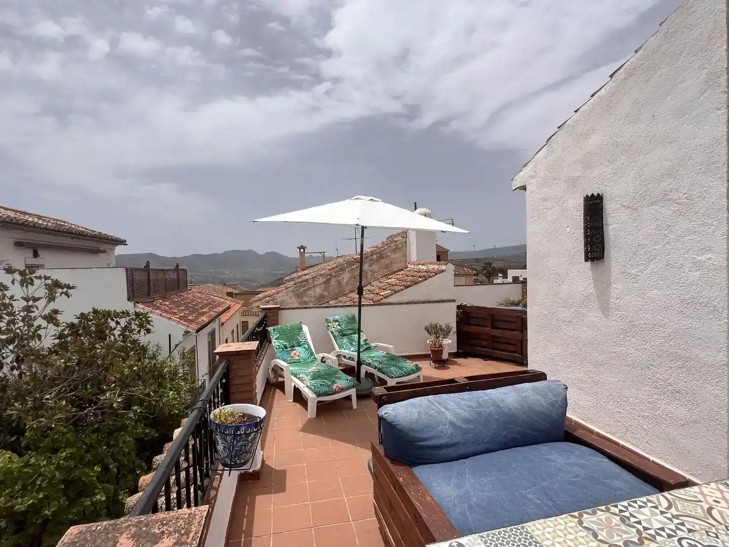 Terrassa de Casa adosada en venda en Lecrín amb Piscina i Balcó