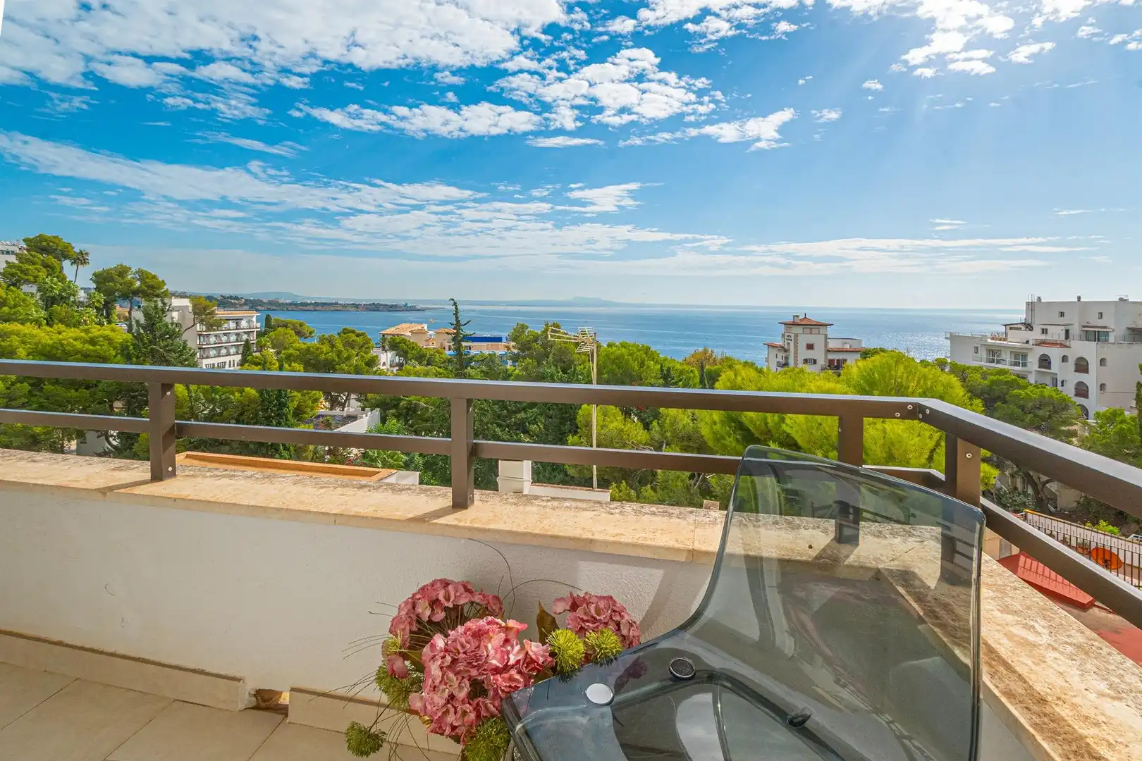 Terrassa de Apartament de lloguer en Cas Català - Illetes
