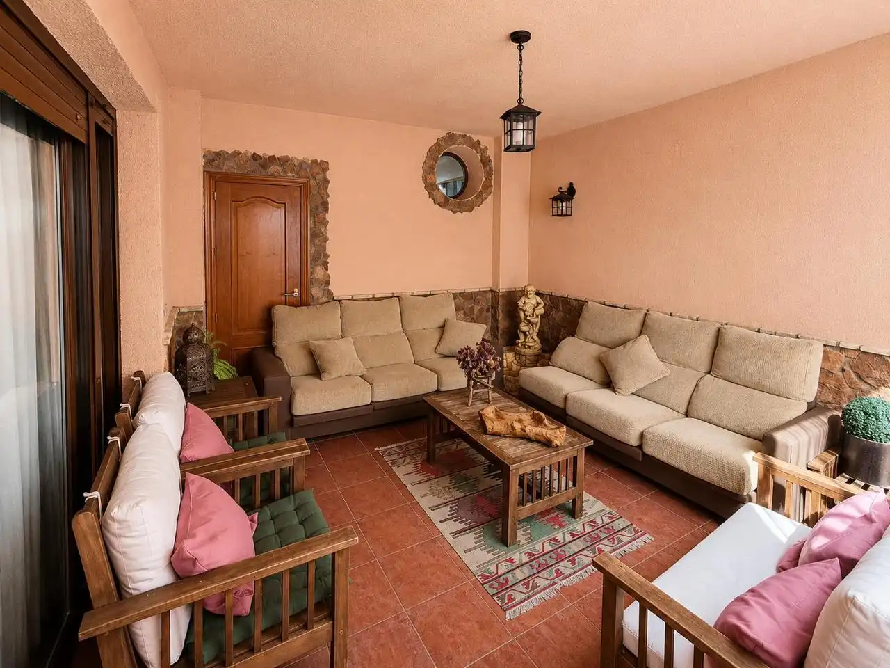 Sala de estar de Casa o chalet en venta en Mérida con Aire acondicionado, Jardín privado y Terraza