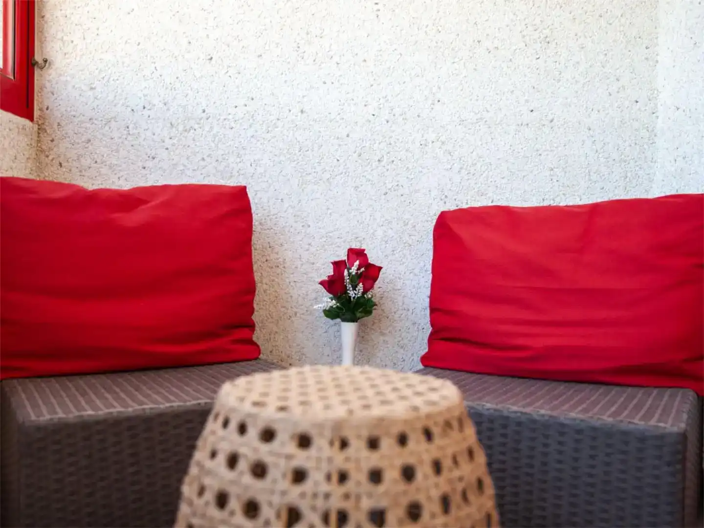 Terrace of Apartments for rent in Benidorm  with Air Conditioner, Private garden and Swimming Pool