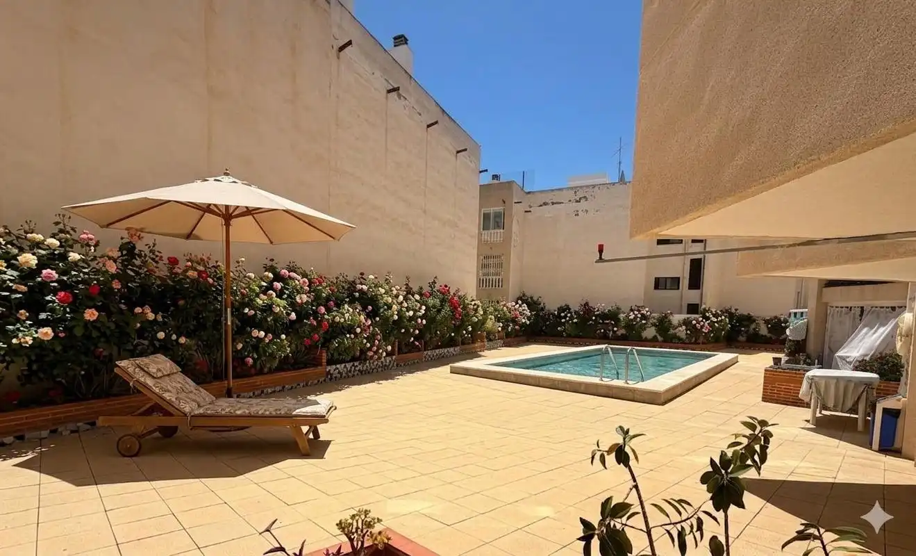 Terrace of Apartments for sale in Torrevieja  with Air Conditioner, Private garden and Terrace