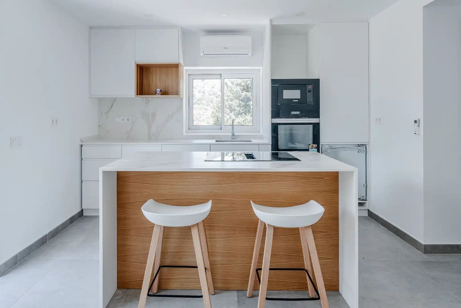 Cocina de Casa o chalet en venta en Calpe / Calp con Aire acondicionado, Jardín privado y Terraza