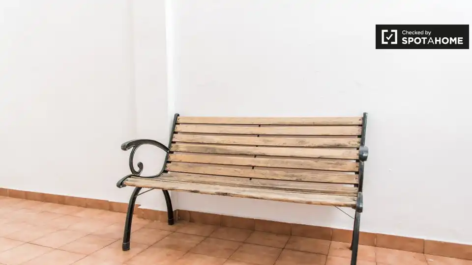 Balcony of Flat for rent in Valencia  with Air Conditioner, Heating and Furnished