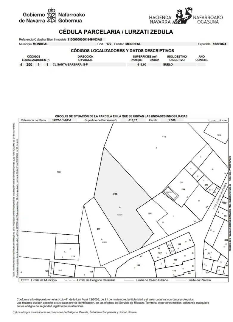 Terreno en venta en Monreal / Elo