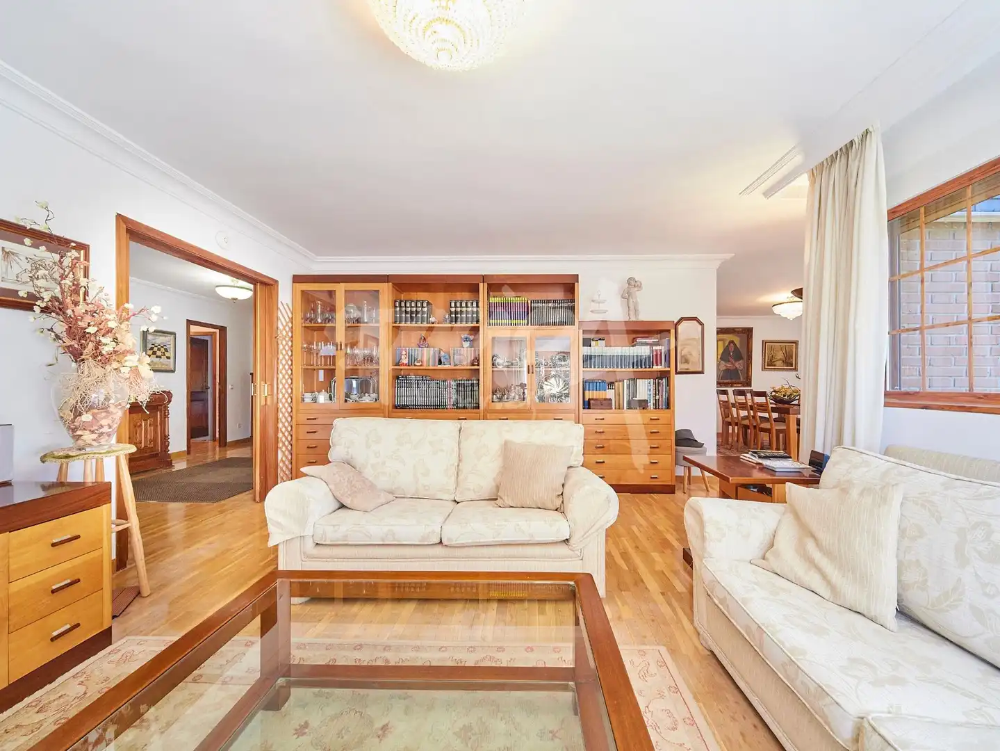 Living room of Houses for sale in Las Rozas de Madrid  with Air Conditioner, Heating and Private garden