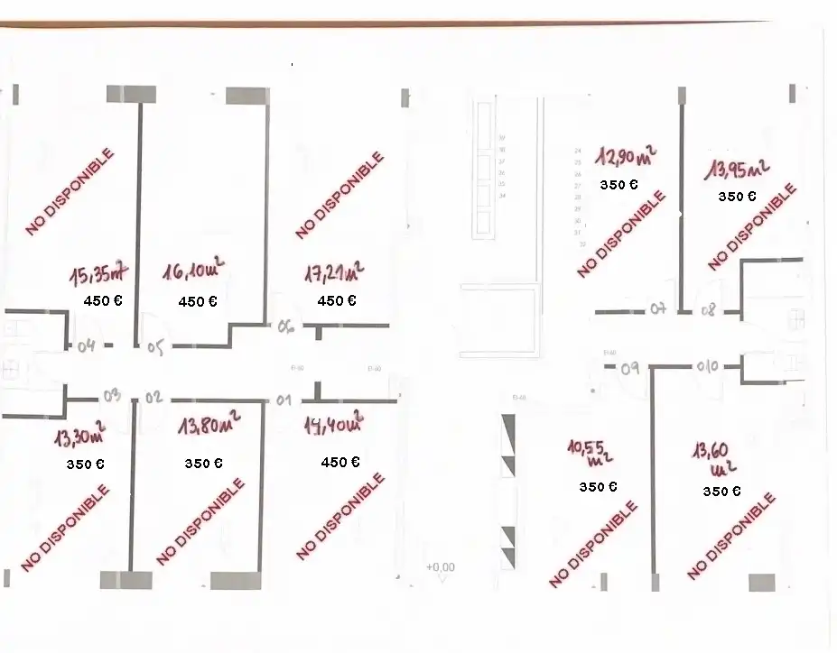 Büro zur Miete in L'Hospitalet de Llobregat mit Klimaanlage, Heizung und Terrasse