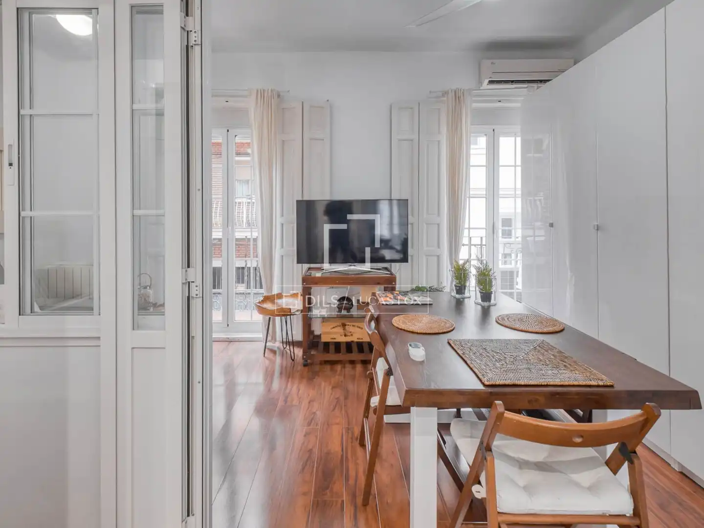 Comedor de Piso en venta en Madrid con Aire acondicionado, Parquet y Balcón