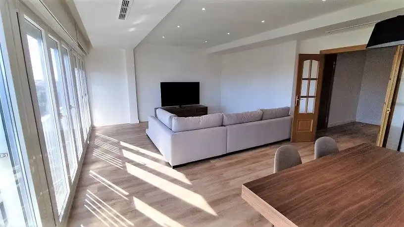 Sala de estar de Piso de alquiler en Elche / Elx con Aire acondicionado, Calefacción y Parquet