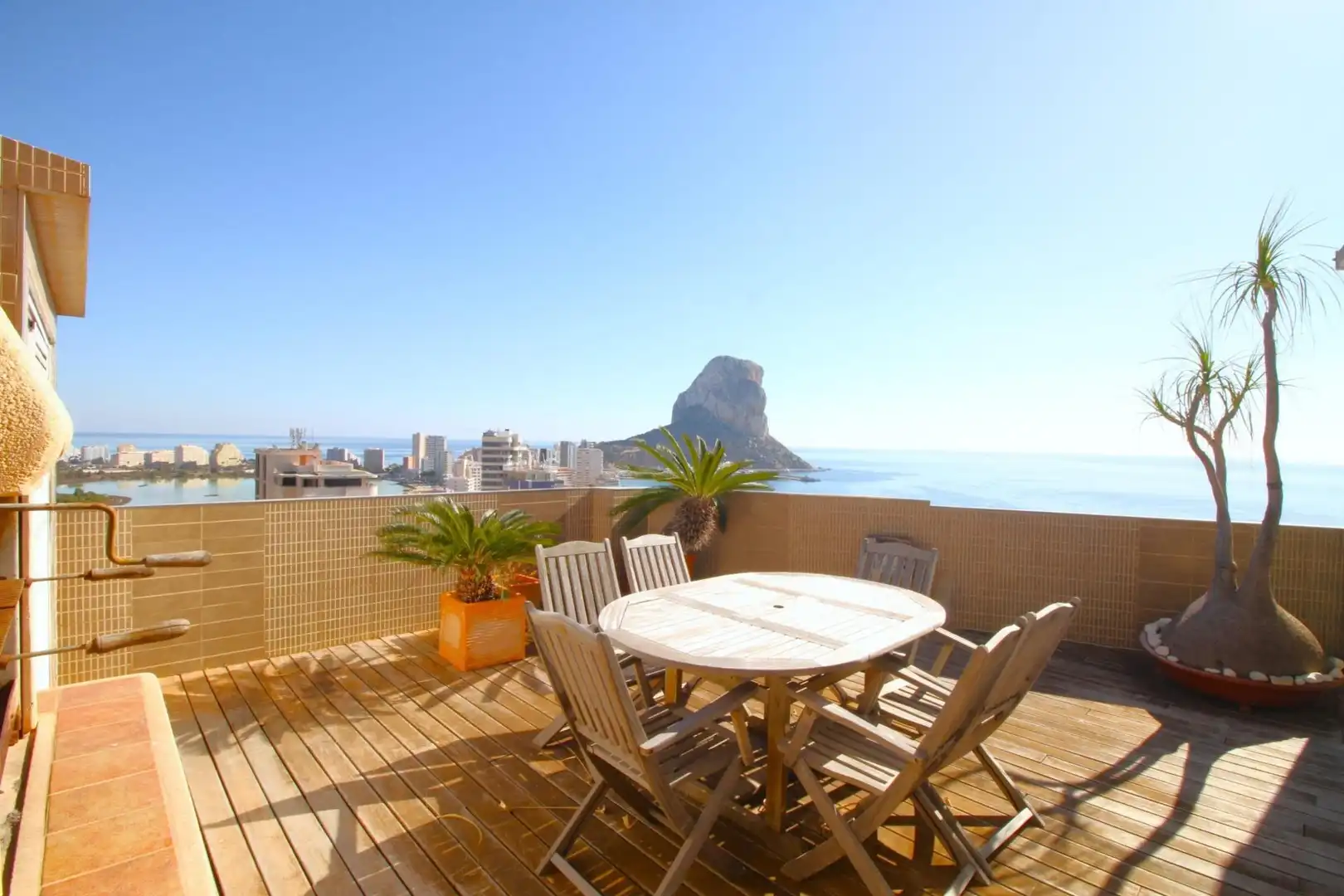 Terrace of Apartments for sale in Calpe / Calp  with Air Conditioner, Heating and Private garden