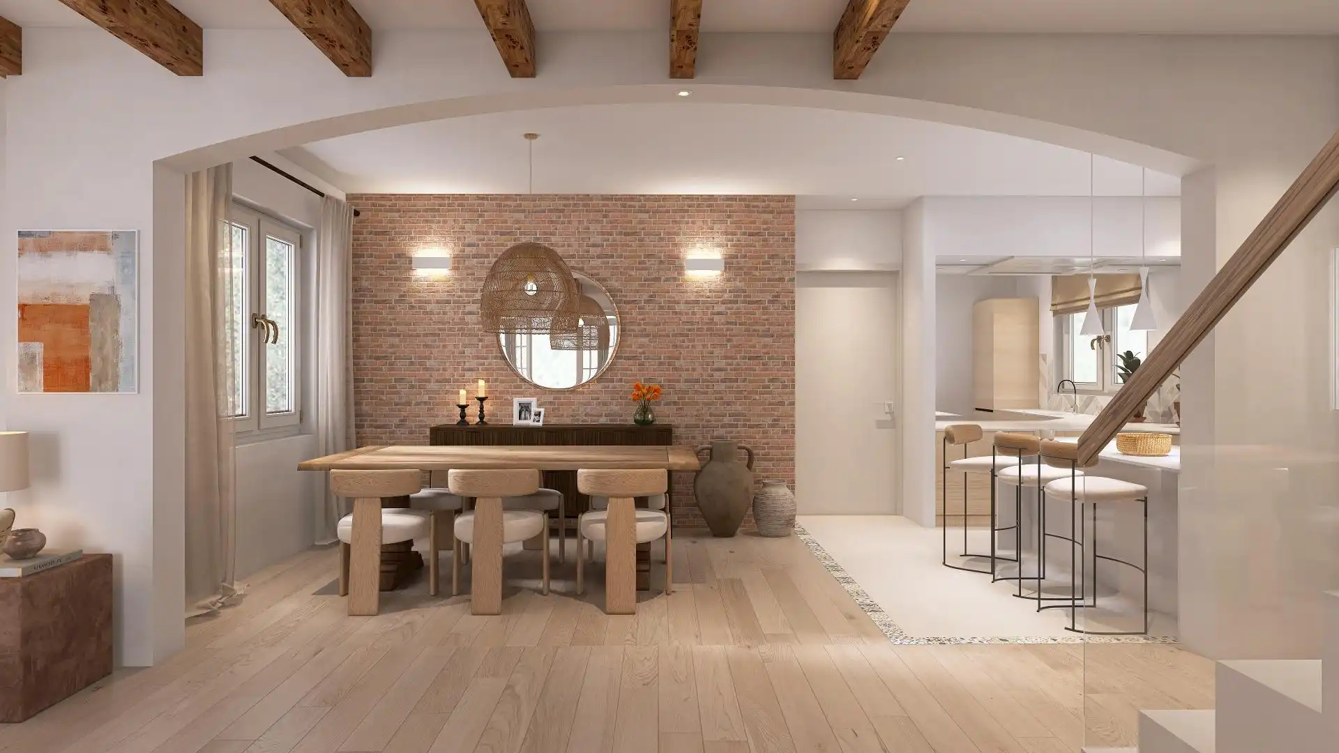 Dining room of Houses for sale in Benalmádena  with Air Conditioner, Heating and Private garden