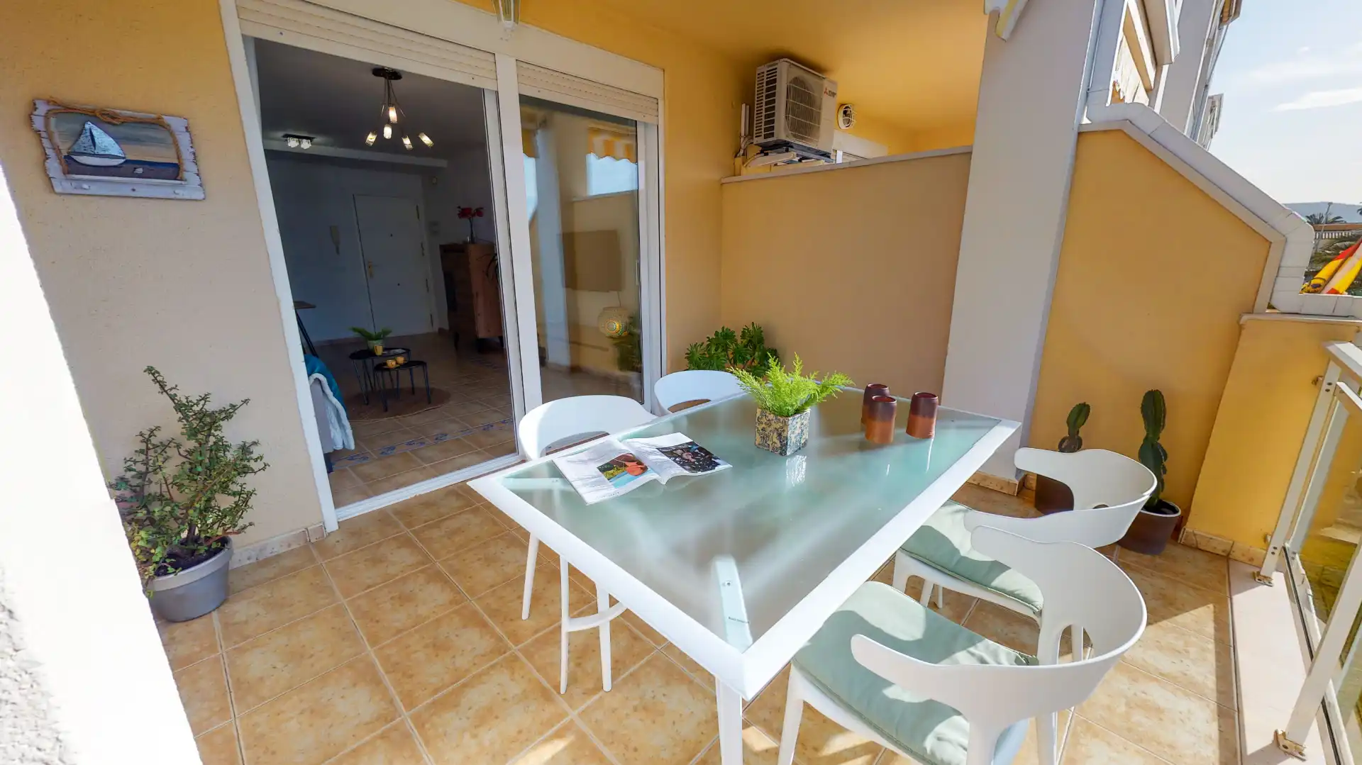 Garden of Apartments for rent in Dénia  with Air Conditioner, Heating and Terrace