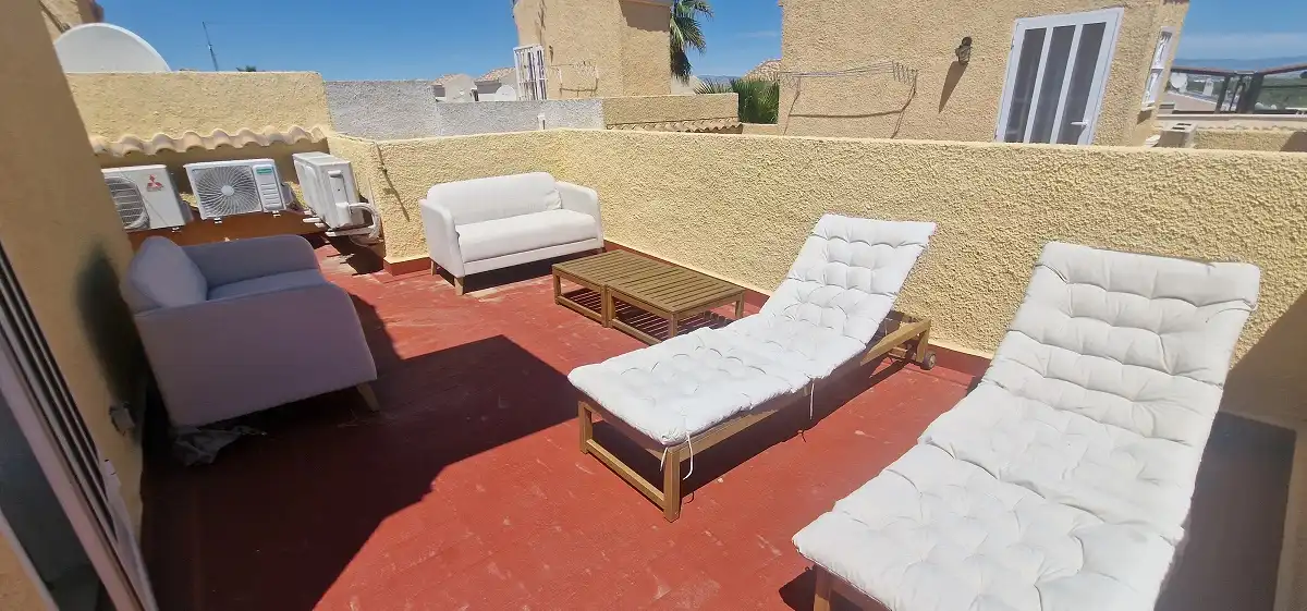 Terrace of Houses for sale in Santa Pola  with Air Conditioner, Terrace and Furnished