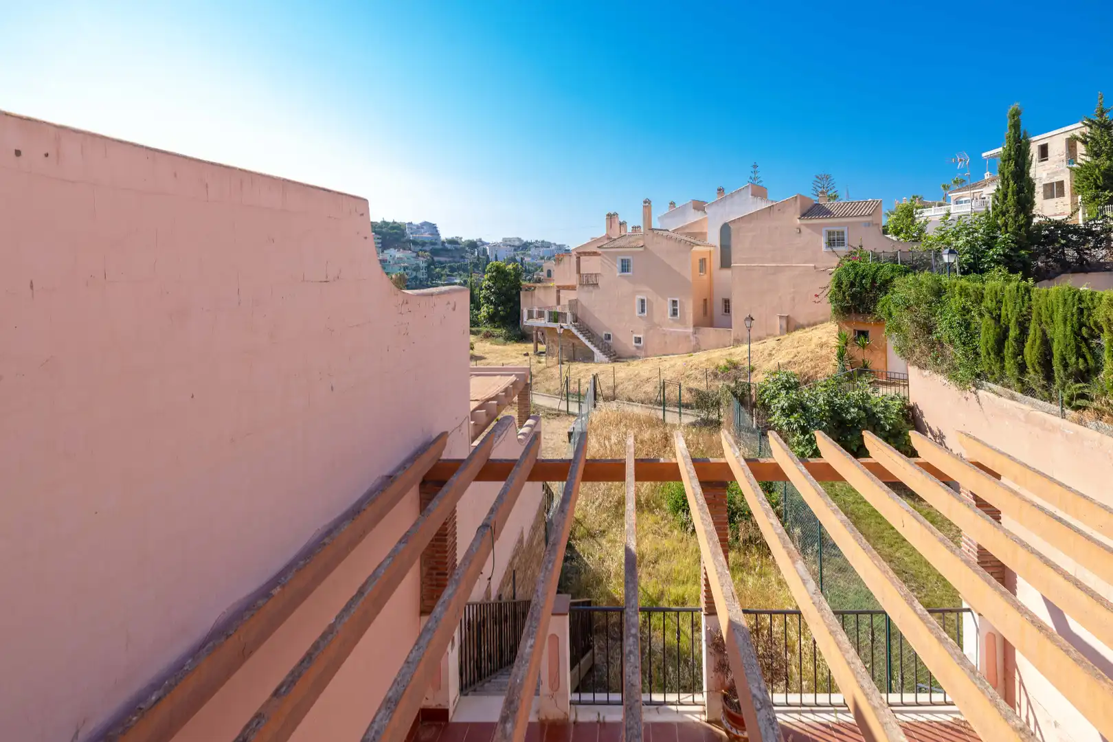 Terrassa de Casa adosada en venda en Mijas amb Jardí privat, Terrassa i Traster