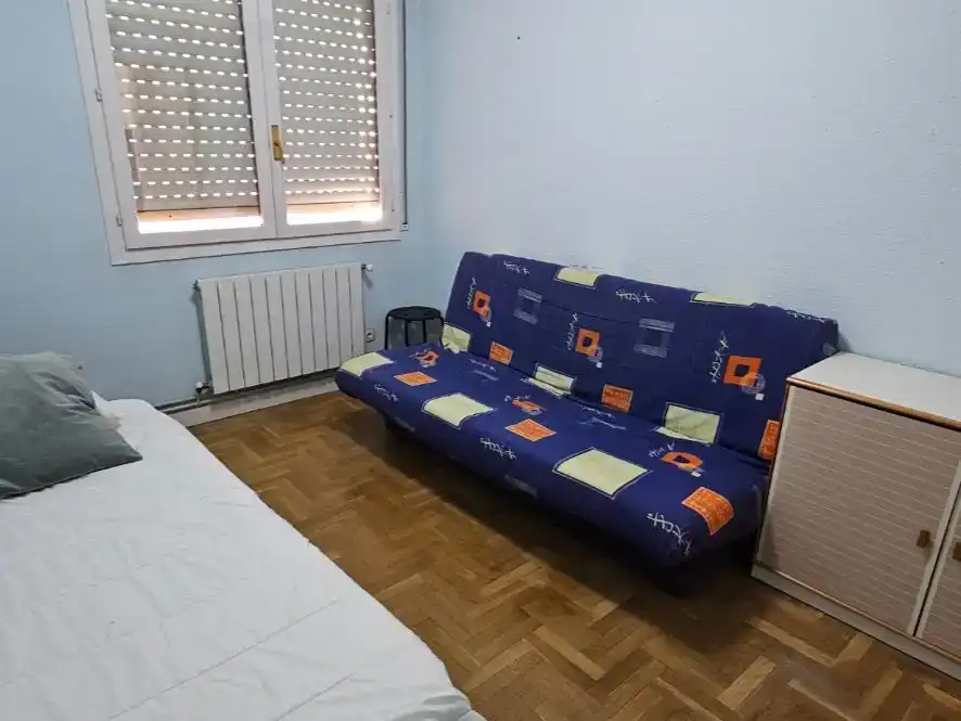 Bedroom of Flat for rent in  Pamplona / Iruña  with Parquet flooring, Storage room and Furnished