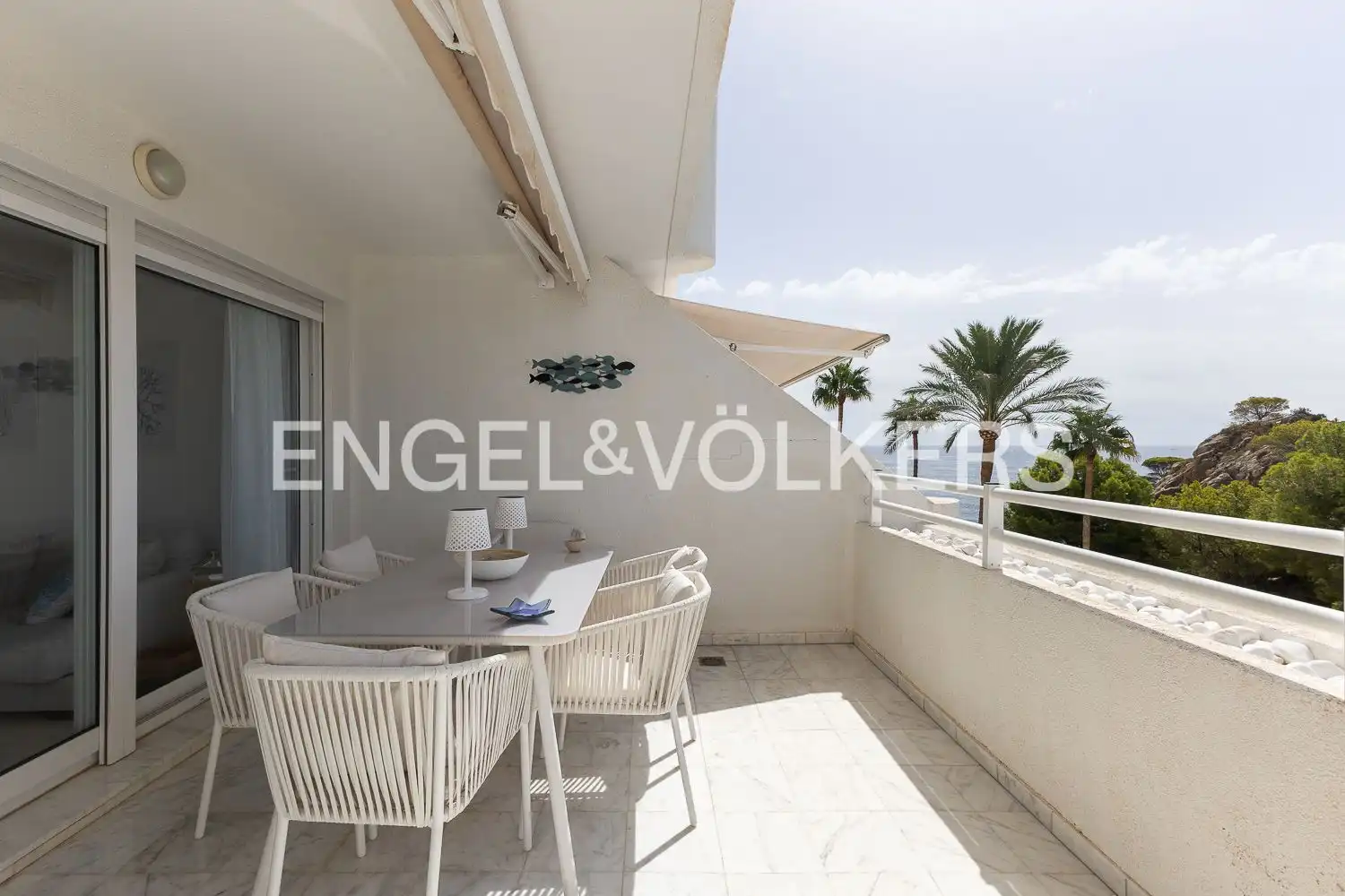 Terraza de Piso de alquiler en Altea con Aire acondicionado, Calefacción y Jardín privado