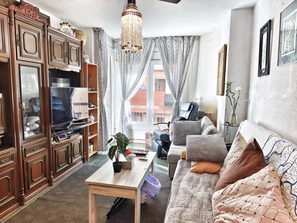 Sala de estar de Piso en venta en Lloret de Mar con Calefacción, Jardín privado y Balcón